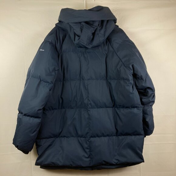 Orolay Womens Plus 2X Thickened Down Hooded Puffer Winter Jacket Navy Blue - Picture 8 of 9